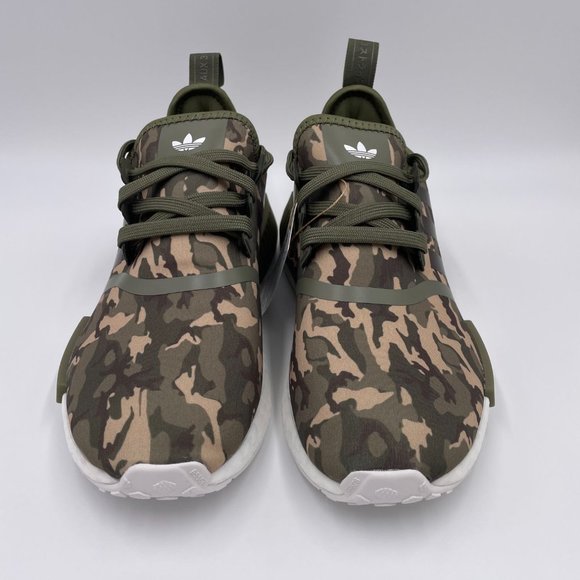 adidas NMD R1 Green Camouflage Womens Shoes - Picture 3 of 8